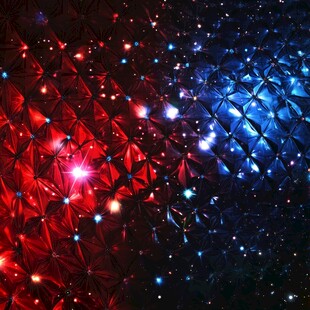 红黑立体背景钻石色彩