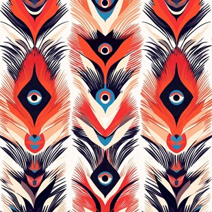 数码印花连续图案