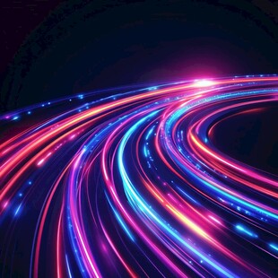 轨迹炫彩背景