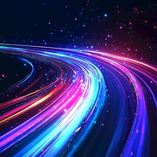 轨迹炫彩背景