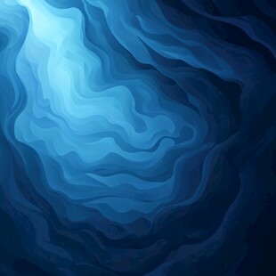 炫彩波浪蓝色渐变纹理