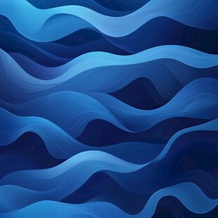 炫彩波浪蓝色渐变纹理