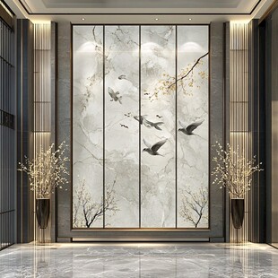 艺术玻璃屏风