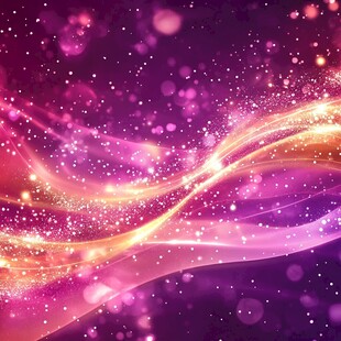 高清炫彩粉紫色火彩