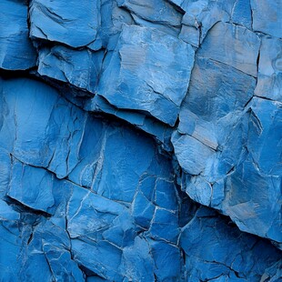 蓝色立体石纹理