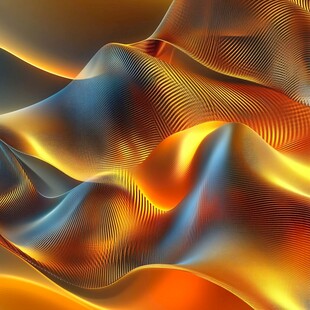 4d金色线条艺术