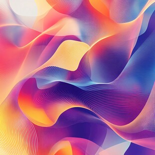 肌理彩色流体背景