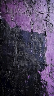 紫色彩墙