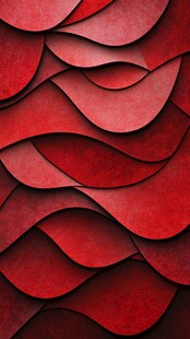 红色抽象线背景墙