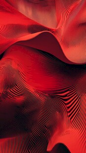 红色抽象线背景墙