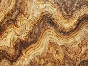 抽象波纹褐色大理石