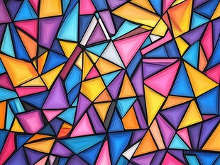 炫彩彩色玻璃背景