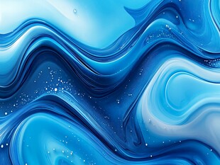 科幻感蓝色流动感背景