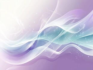 唯美飘逸活力紫色梦幻