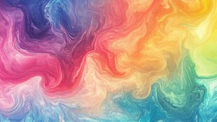 高清彩色流彩背景墙