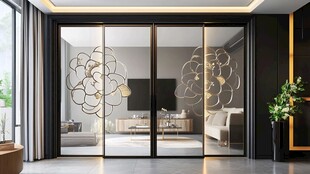 轻奢推拉门