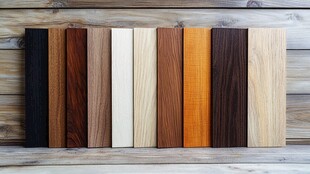 多种颜色木板木材