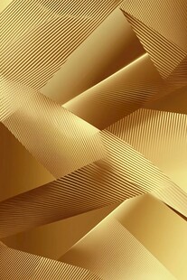 金色立体线条