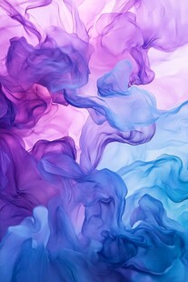 炫酷冷暖色晕染