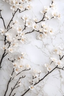 梅花轻奢背景墙