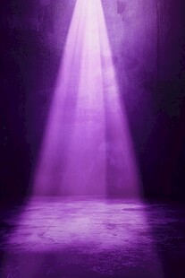 紫色灯墙