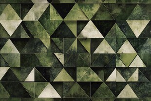 绿水晶立体背景墙