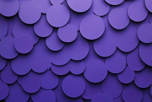 紫色装饰金属片