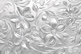 3d立体金属花纹