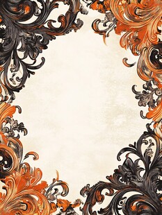 大气花纹背景素材