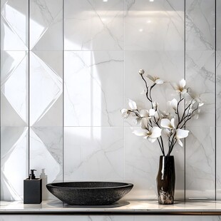 极简金箔石根线条对拼