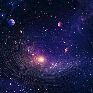 宇宙天文炫彩底纹