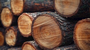 木头桩背景素材