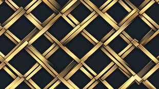 金色线条图案