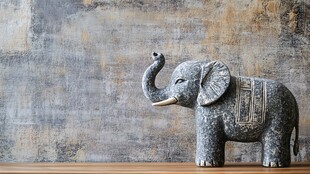 大象背景墙