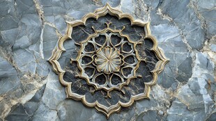 皇家蓝立体感浮雕背景