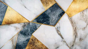 金色大理石对拼背景