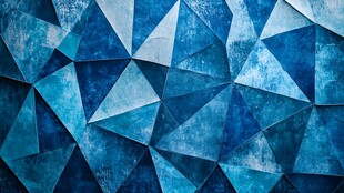 不规则几何背景墙