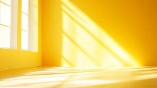 黄色室内暖光太阳光