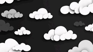 几何云朵面料素材