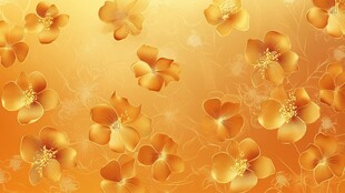 金色花壁纸