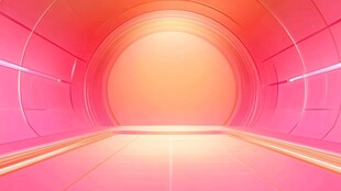 粉色渐变科技风