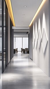 前台走廊过道背景画面