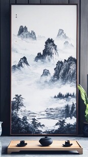 禅意山水挂画框画