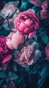 3d立体花卉牡丹