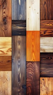 多种颜色木板木材