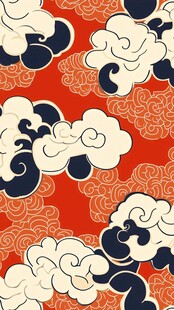 宋代云图高端云纹装饰