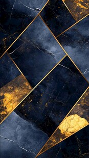 金色网格线条大理石纹