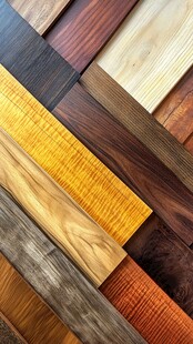 多种颜色木板木材