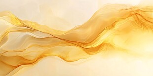 流光渐变金色炫酷飘带