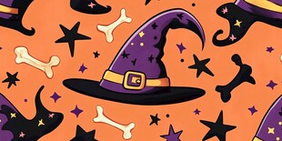 魔法道具包装卡通图案